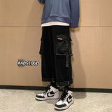 Men Sweatpants Casual Pants Fashion Brand Workwear Wide Leg Pants