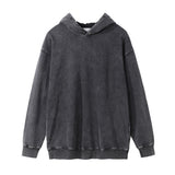 Men Hoodie Washed and Worn Hooded Sweater Men's Ins Loose Hoodie