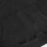 Men Hoodie Washed and Worn Embroidered Letter Hooded Sweater