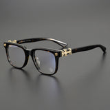 CHH Chrome Hearts Glasses Frame Square Myopia Glasses Frame Optical Anti-Blue Glasses