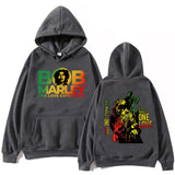 Bob Marley 2024 Hoodie Harajuku Hip Hop Pullover Tops Popula