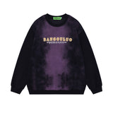 Men Hoodie Sweater Autumn and Winter Letter Printed Loose Long Sleeves round Neck Pullover Men