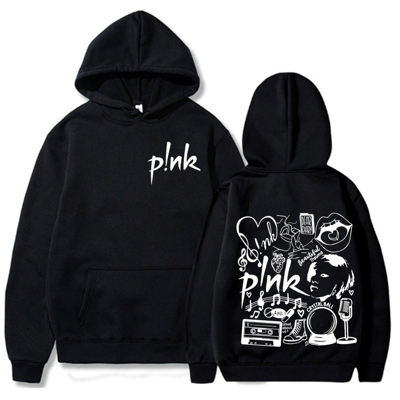 Pink Singer Tour Hot Hoodies Hiphop Rapper