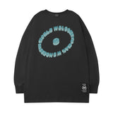 Men Long Sleeve Shirt Personality round Neck Long Sleeve T-shirt Men and Women Couple
