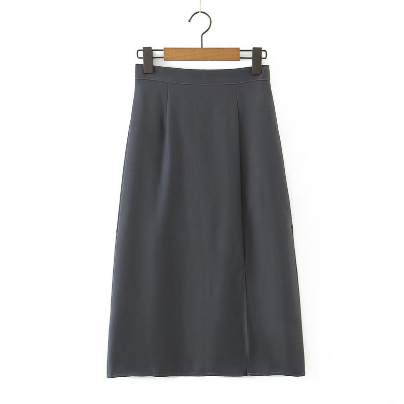 Women Skirt Women's Mid-Length Suit Skirt