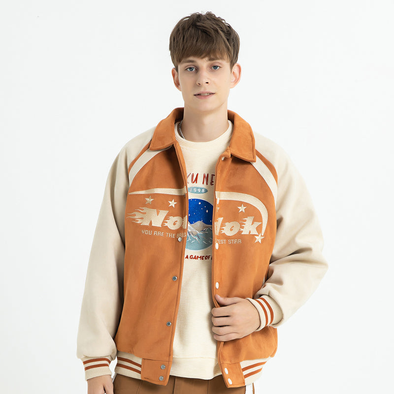 Varsity Jacket Vintage Men's Baseball Uniforms Jacket for Women
