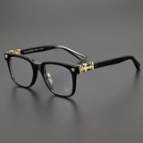 CHH Chrome Hearts Glasses Frame Square Myopia Glasses Frame Optical Anti-Blue Glasses