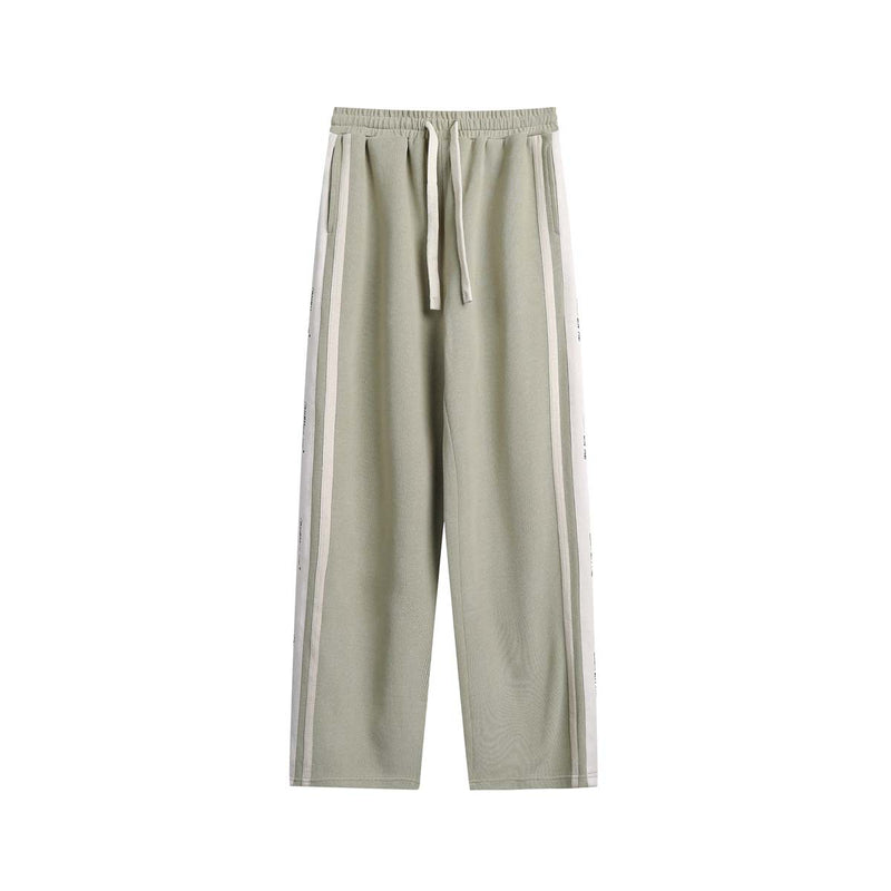 Unisex Pants Autumn Washed Drawstring Casual Pants