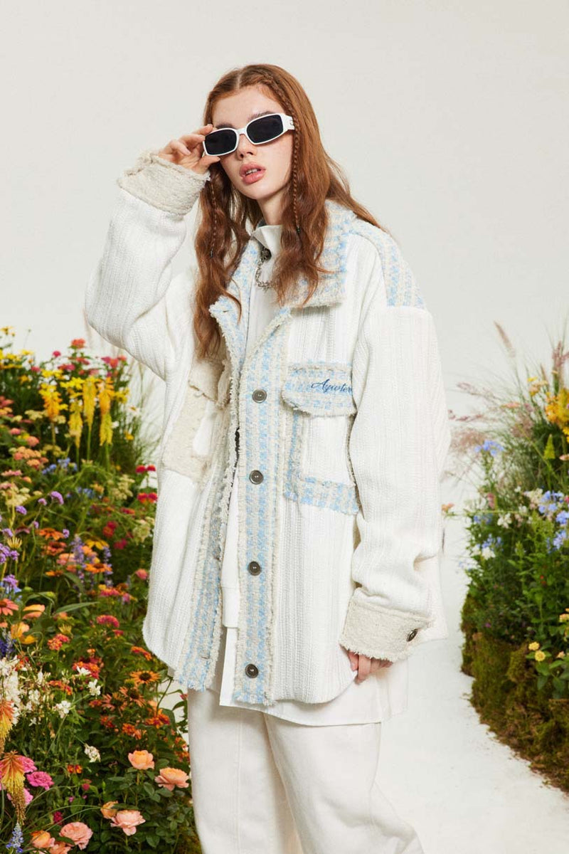 Unisex Jacket Autumn Embroidered Chanel Coat Women's Clothing