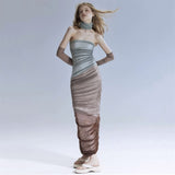 Women Desses Dress Women's Summer Pneumothorax Skirt