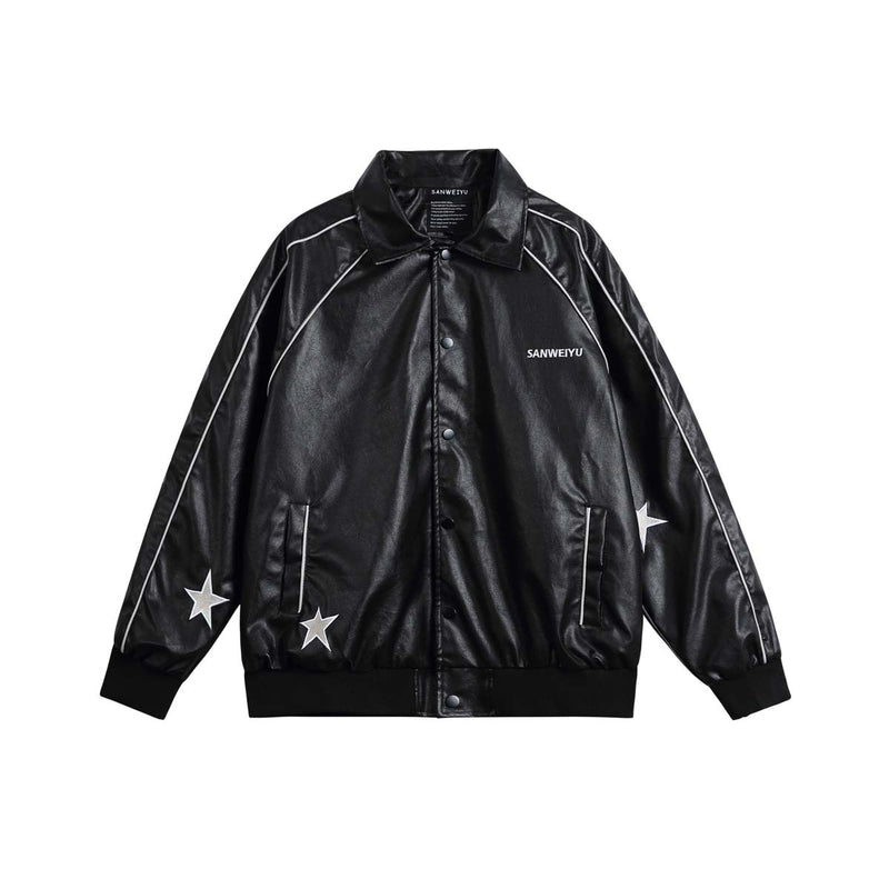 Unisex Jacket Autumn Plaid Letters Embroidered Jacket Women's Clothing
