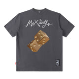 Men's T Shirt Printed Short-Sleeved T-shirt Men's Ins All-Match Loose
