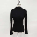Women Long Sleeve Shirt Slim Fit Autumn and Winter