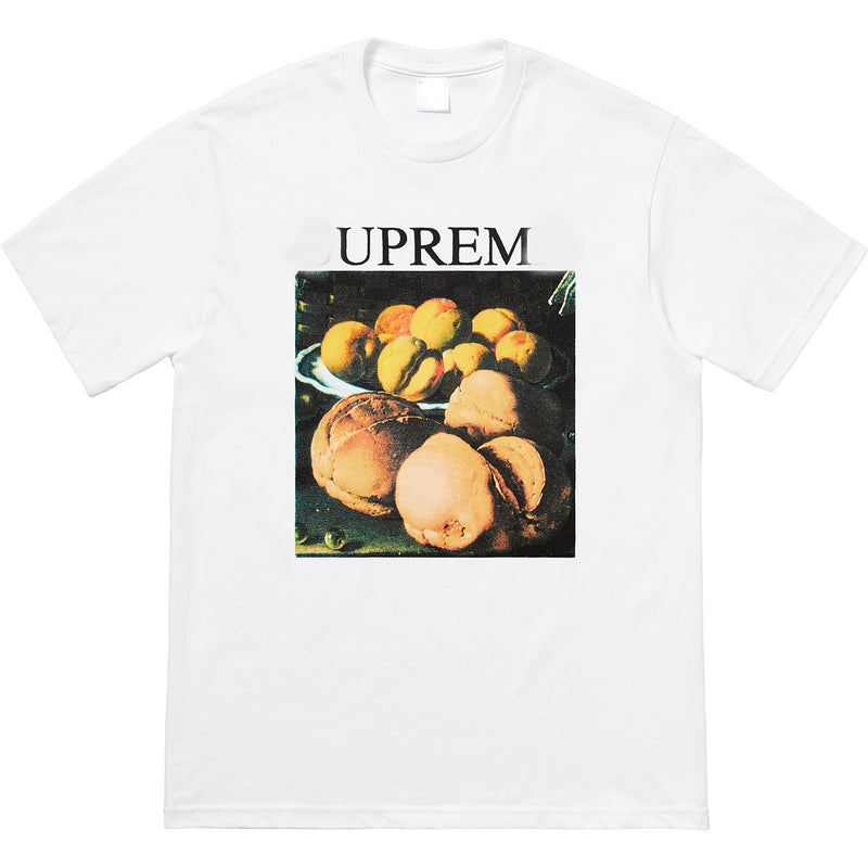 Men T-shirts 18FW STILL LIFE TEE Walnut oil painting short-sleeved loose cotton T-shirts