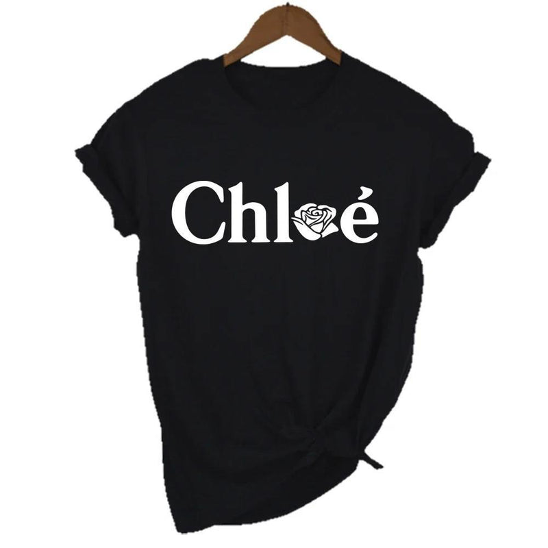 High Quality T-shirt Summer Luxury Brand Alphabet Print
