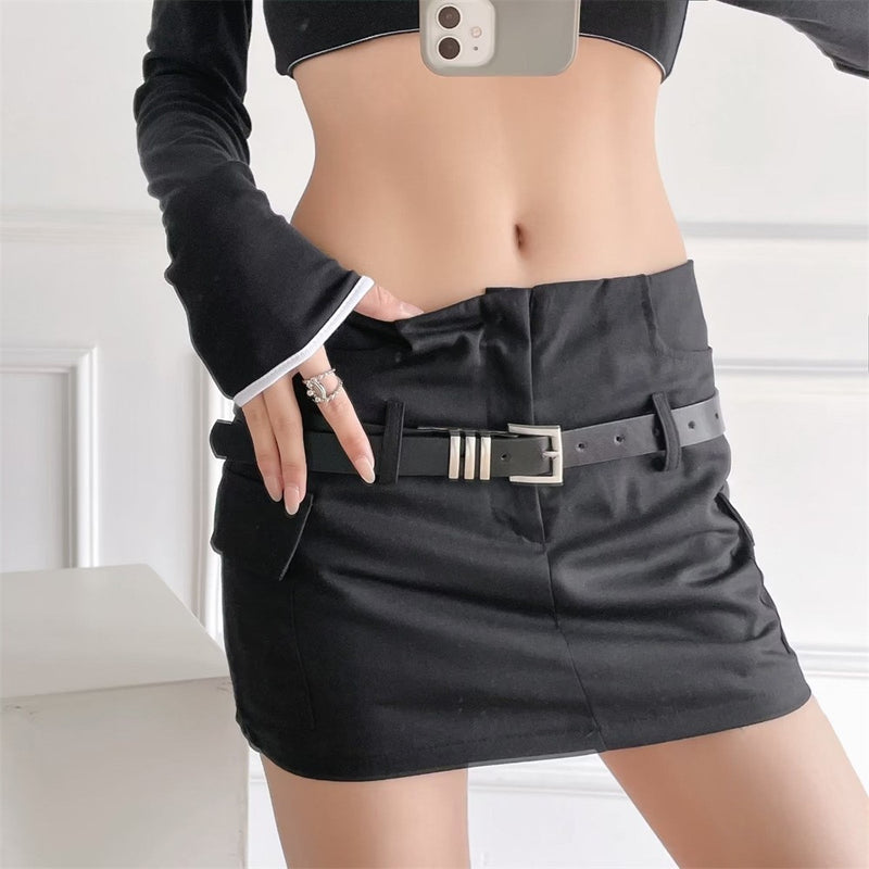Women Skirt Design Pocket Skirt Sexy Skirt