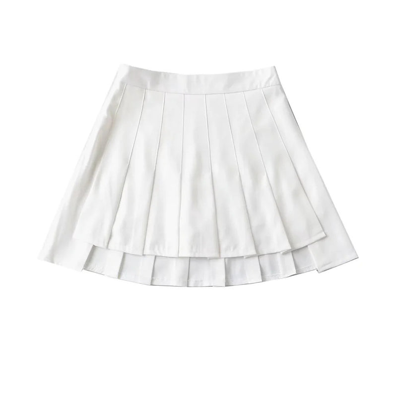 Women Skirt Pleated Skirt Skirt Skirt Female Preppy Style