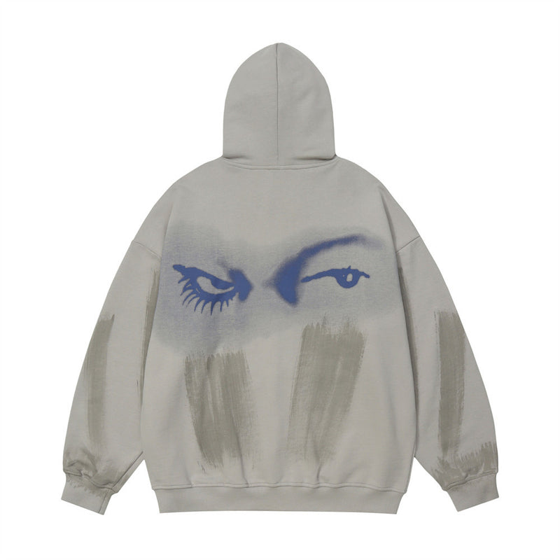 Men Hoodie Hooded Jacket Men Loose-Fitting Autumn/Winter Wear