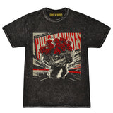 Guns N' Roses We're Back Retro Street Style Printed Washed