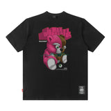 Men T Shirt Printed Couple Short Sleeve T-shirt Men and Women Hip Hop Loose Casual