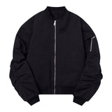 Men Cotton Padded Jacket Coat Winter Thicken Thermal Cotton Coat Jacket Men's Cotton-Padded Coat Baseball Uniform