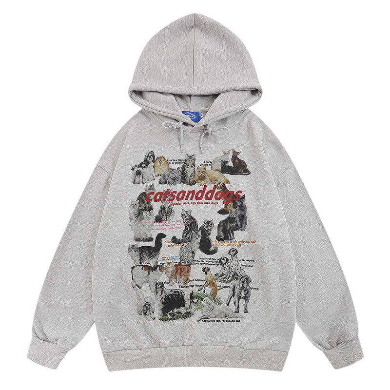 Men Hoodie Hoodie Men's Spring and Autumn Long Sleeve Loose Street Sweatshirt