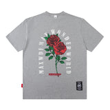 Men T Shirt Printed Short-Sleeved T-shirt Men's Summer Retro Loose