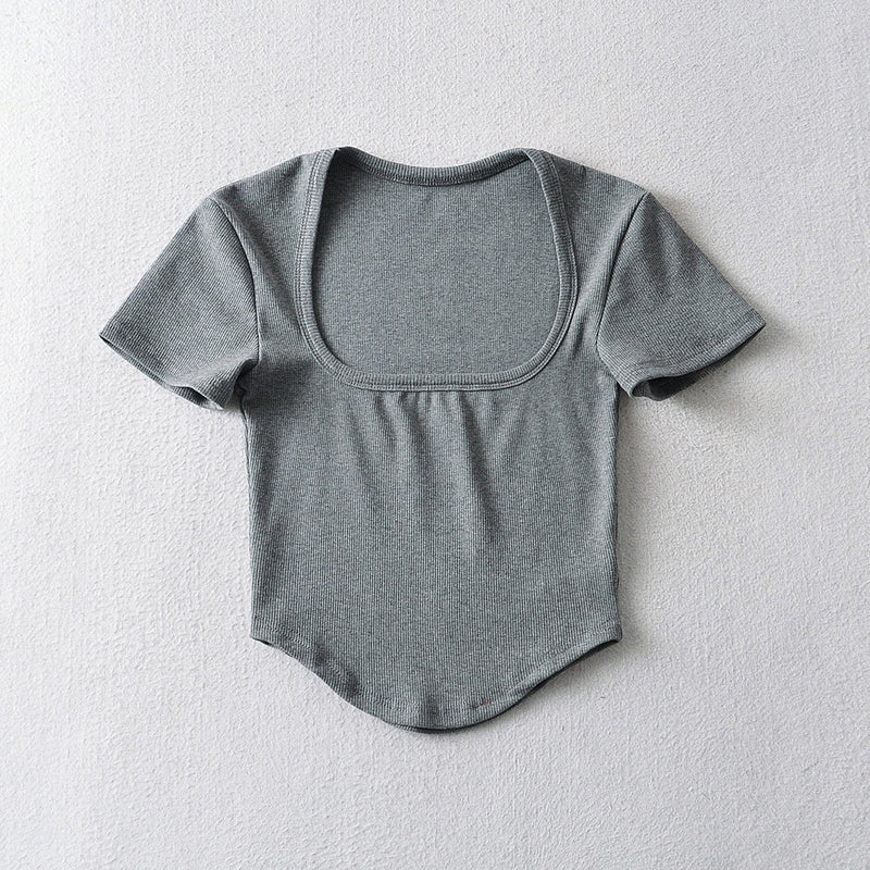 Women's T-Shirt Short-Sleeved T-shirt Women's Summer Slim Fit