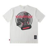 Men T Shirt Vintage Print Short Sleeves T-shirt Men and Women Ins Casual