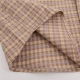 Men Long Sleeved T Shirt Plaid Long Sleeve Shirt Men's Loose Casual Spring and Autumn Lapel Shirt