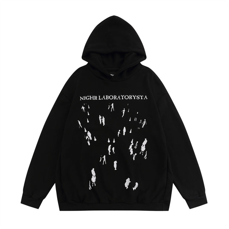 Men Hoodie Hooded Sweater Men Loose Casual Top Autumn and Winter
