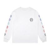 Chh Chrome Heart Long Sleeve Shirt Unisex Fashion Loose Long Sleeve Shirt