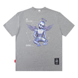 Men T Shirt Printed Fashion Brand Short Sleeve T-shirt Men and Women Couple Loose