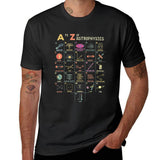 A To Z Astrophysics Funny Space Objects Science T-Shirt