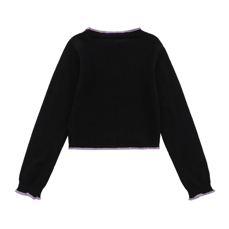 Women Sweater Women's Autumn Casual round Neck Multicolor Long Sleeve Sweater