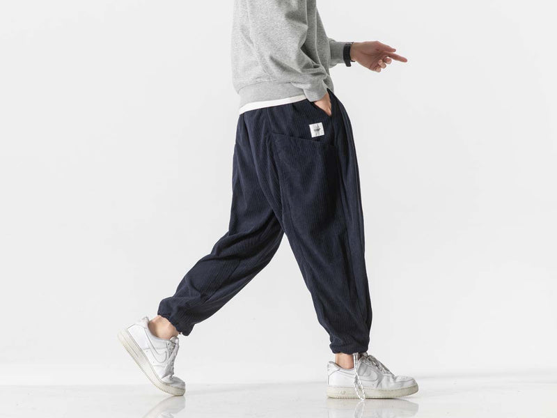Unisex Pants Fall Corduroy Casual Pants
