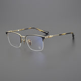CHH Chrome Hearts Glasses Pure Titanium Glasses Myopia Glasses Frame Ultra Light Business Half Frame