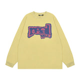 Men Long Sleeve Shirt Couple Long Sleeve T-shirt Men and Women Ins Idle Style All-Match Loose