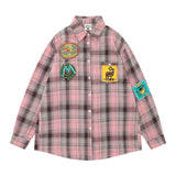 Men Long Sleeved T Shirt Men's Outdoor Fashion Brand Casual Long Sleeve Embroidered Shirt Coat