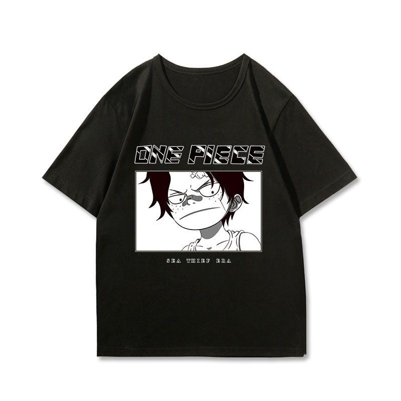 Japanese Anime One Piece Mens T-Shirt Fashion High Quality C