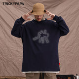 Men Long Sleeve Shirt Hip-Hop Fashionable Brand Autumn and Winter Long Sleeve T-shirt Men and Women Hiphop Loose