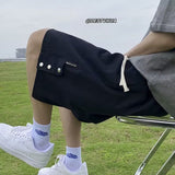 Men Sweatpants Breasted Design Shorts Men's Casual Summer Loose