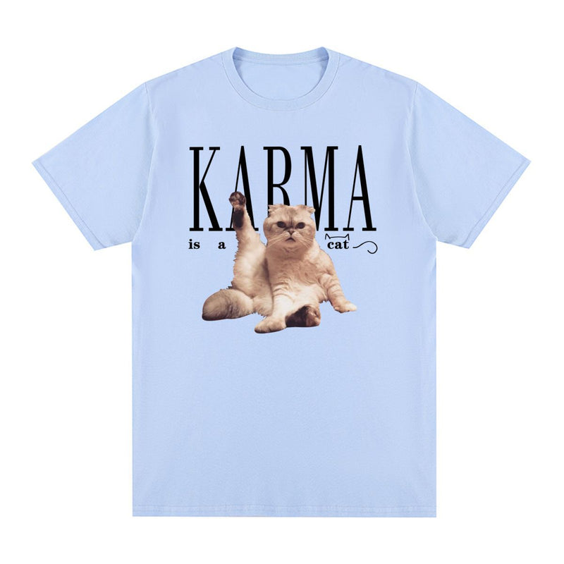 Karma Is A Cat Swift Vintage T-shirt Music Tour Cotton Men