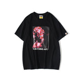 Bathing Ape T Shirt Teen Casual Camouflage Light and Shadow T-shirt Short Sleeve