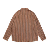 Men Long Sleeved T Shirt Long Sleeve Shirt Men's Loose Spring and Autumn Leisure Shirt Outer Wear Lapel Street