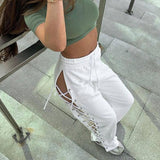 Women Pants Summer All-Matching Casual Trousers Children