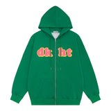 Men Hoodie Letter Print Sweatshirt Coat Men's Casual Long Sleeve Spring and Autumn