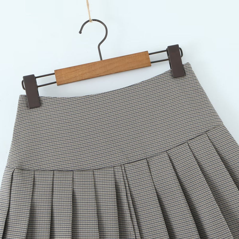 Women Skirt Women's Student's Dress Half-Length Sports Culottes