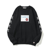 Bathing Ape Sweatshirt Autumn and Winter Men's Cotton Printed Long Sleeve round-Neck Pullover