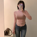 Women Long Sleeve Shirt Women Autumn and Winter Long-Sleeved Shirt